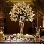 big bouquet on table