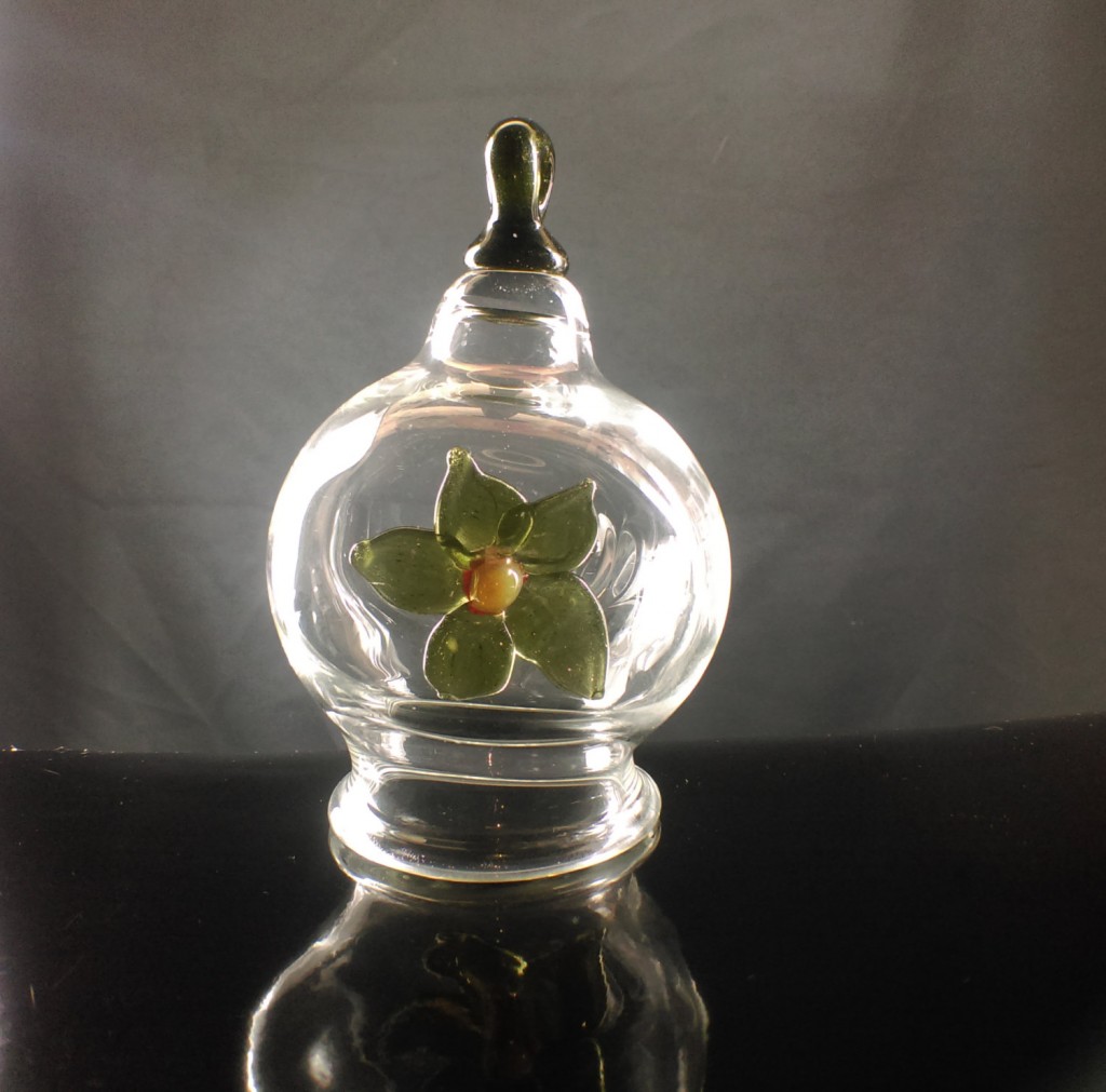 green flower