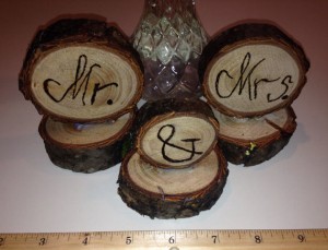 Mr.&Mrs. sign