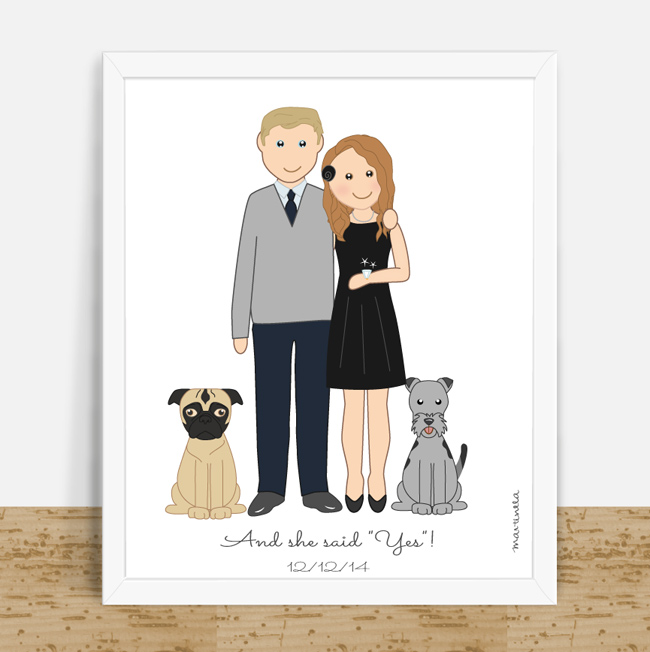 couple and pets