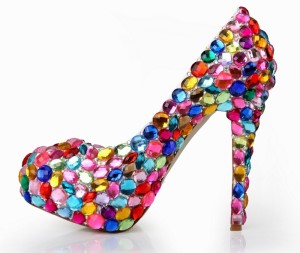 rainbow_colorful_crystal_high_heel_wedding_shoes_for_women_platform_round_toe_pumps_evening_party_dress_shoes