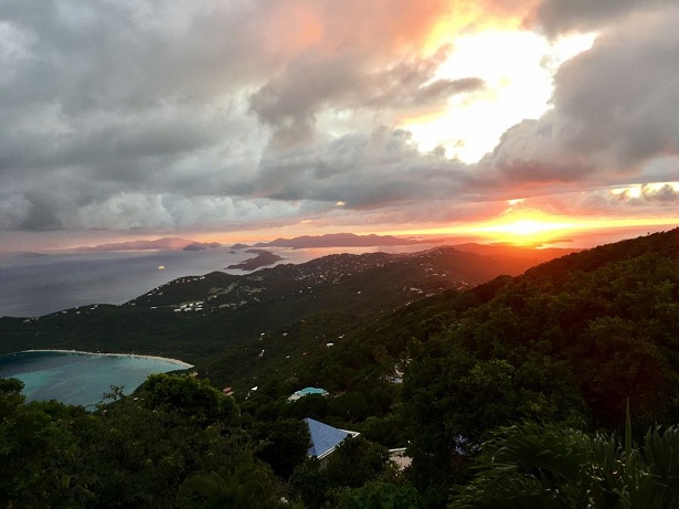 stunning sunrise views from Casa Cielo Vacation Villa