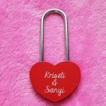 heart shaped love padlock by Love Lock Factory